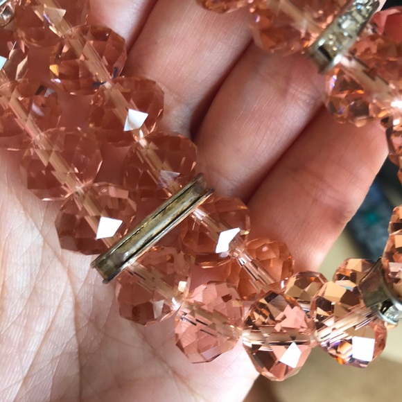 Lisa Jones elastic jeweled bracelet w/rhinestone - Picture 6 of 8